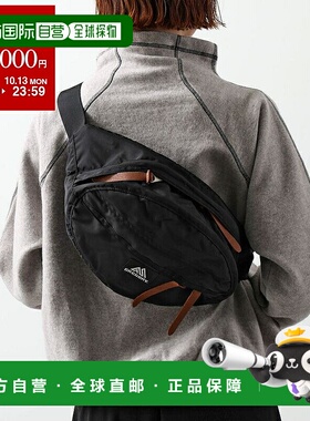 日本直邮GREGORY TAILMATE S 斜挎包女士尼龙 8L 斜挎包带标志黑
