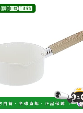 【日本直邮】Bestco 陶瓷 IH 雪平锅 16cm 雪白色 ND-6751 Days 1