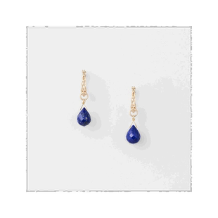 日本直邮日潮 agete 阿卡朵【限定款】K10青金石耳环套装蓝色 均