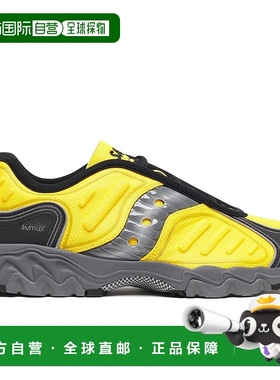 日本直邮Saucony Matrix 休闲运动城市通勤跑步鞋男款黄黑色