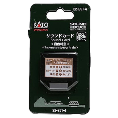 日本直邮【日本直邮】Kato 列车模型 声卡 卧铺特急列车 22-251-4