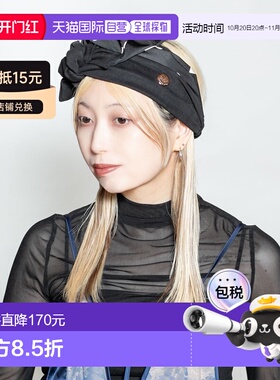 日本直邮CA4LA 女装 多材质拼接 造型发带 SHK012【付后1h可退】