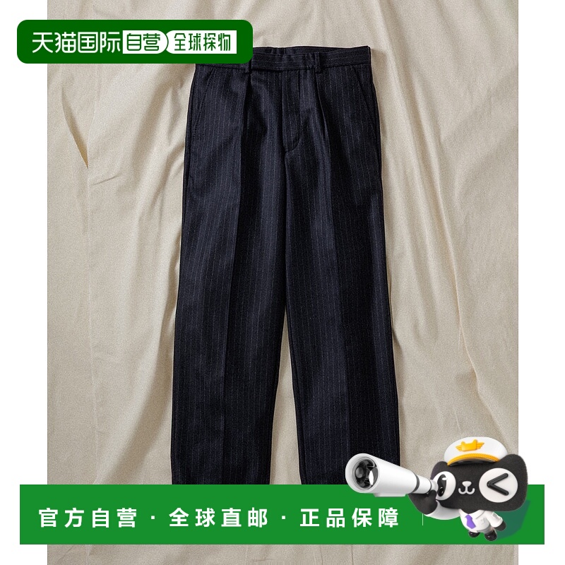1h可退 日本直邮WILD LIFE TAILOR 男士 直筒休闲西裤 毛呢质感