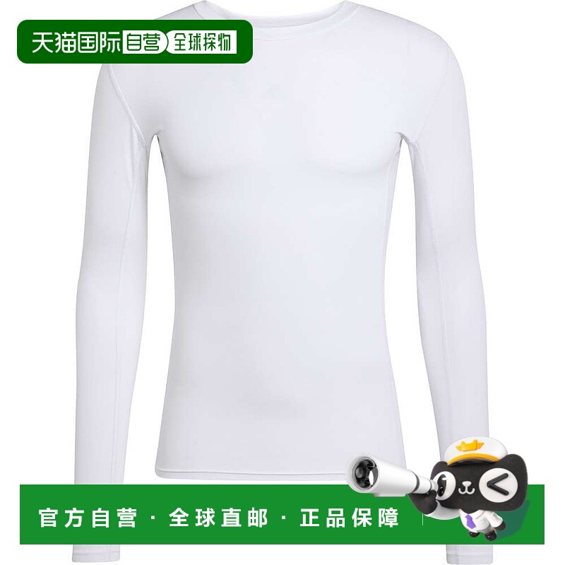 日本直邮阿迪达斯 Techfit 长袖T恤白色