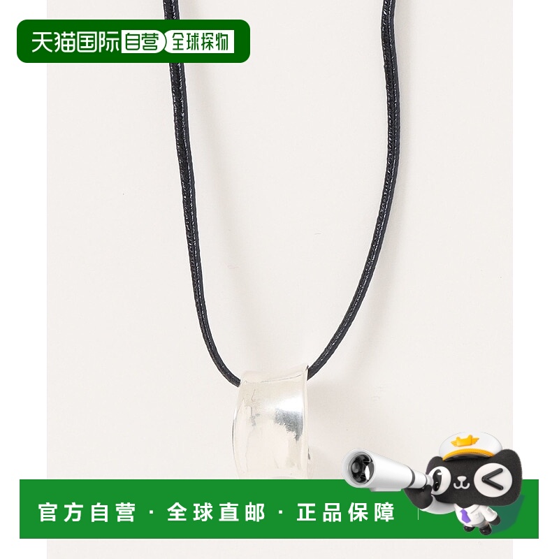 1h可退 日本直邮MELROSE claire 女士 弧形吊坠项链 金属不过敏设