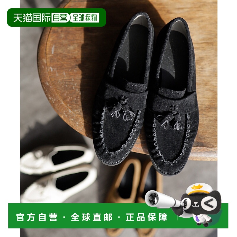 日本直邮SESTO 女士莫卡拼接流苏乐福鞋 dnp2203皮鞋单鞋一脚蹬