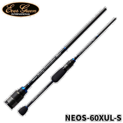 日本直邮EVERGREEN 小型路亚竿 海神咸感 Neo NEOS-60XUL-S