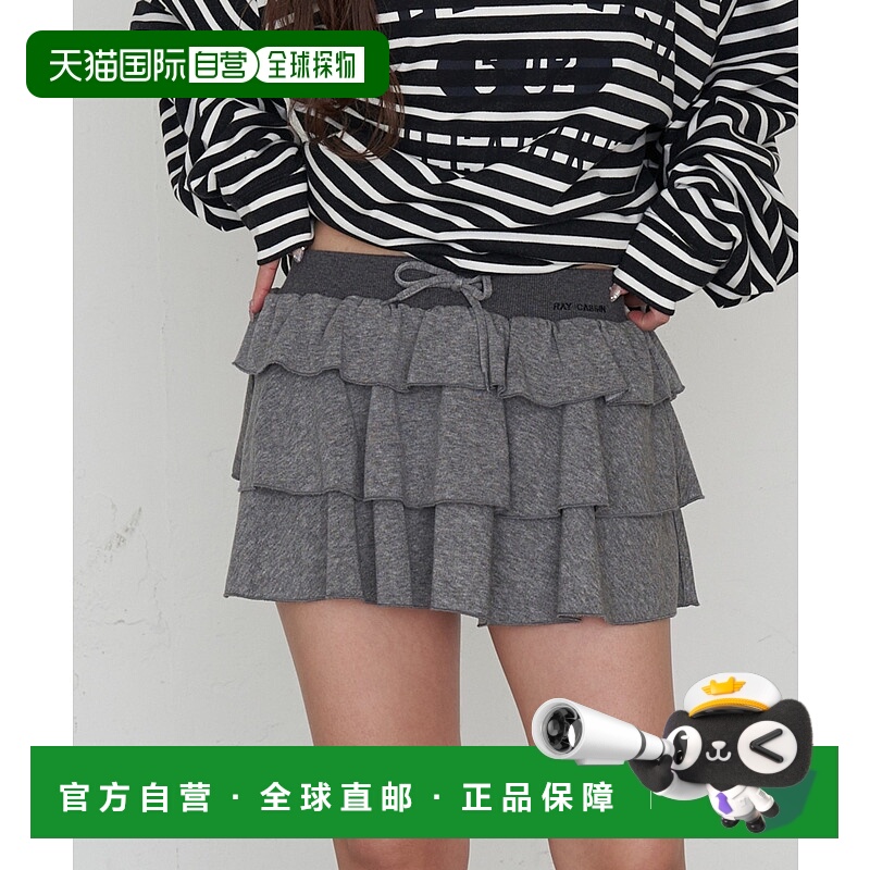 1h可退 日本直邮Ray Cassin 女装 宽松褶饰迷你裙 半身设计 RCN10