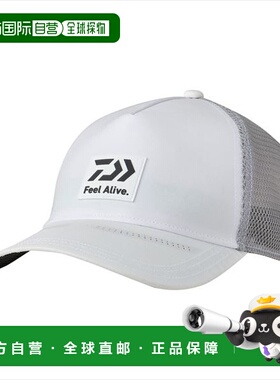 日本直邮Daiwa 帽子 DC-9024 方框标志帽 白色 均码