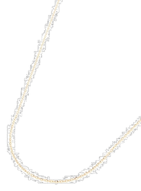 日潮跑腿COCOSHNIK 闪烁项链 80锁骨链