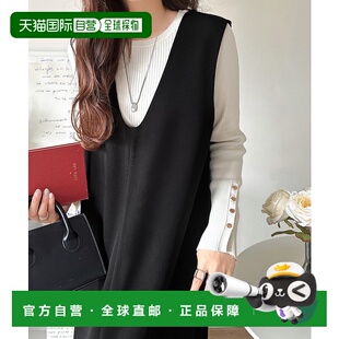 2WAY深U领显瘦连衣裙 女装 中缝设 日本直邮classicalelf 1h可退