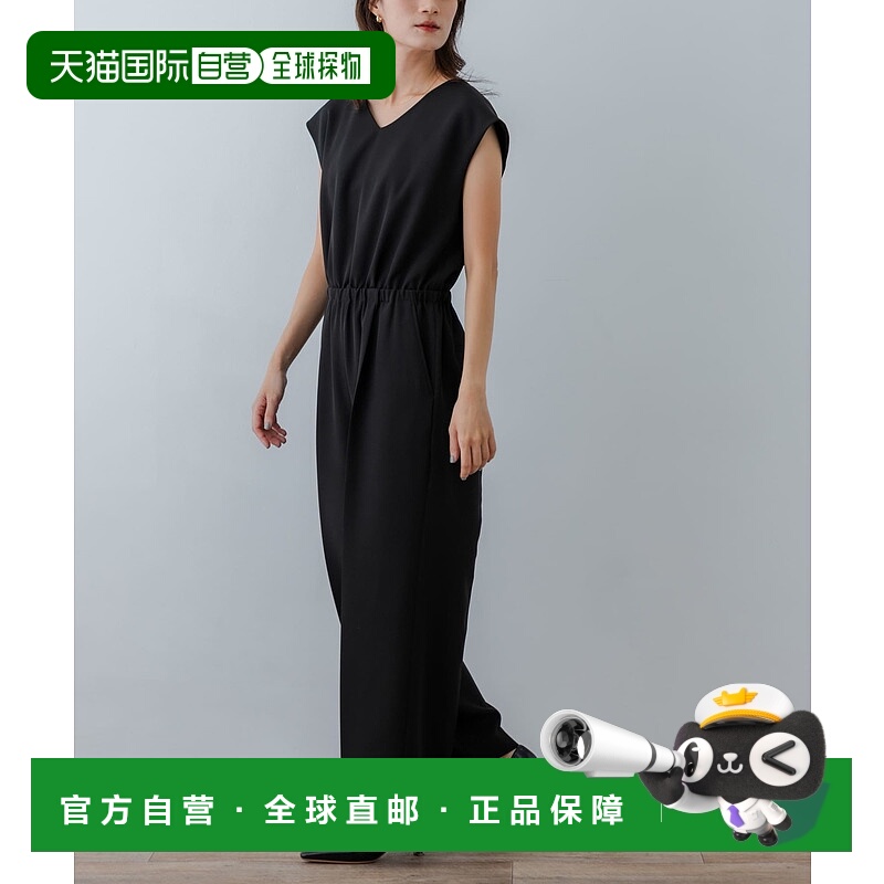 1h可退 日本直邮URBAN RESEARCH 女士立体剪裁V领无袖连体裤 URA4