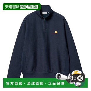 Half Zip American 日本直邮Carhartt Sweat SS24 Script 半 WIP