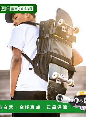 1h可退 日本直邮NEW ERA 男女通用滑板背包 33L 黑色 14521312