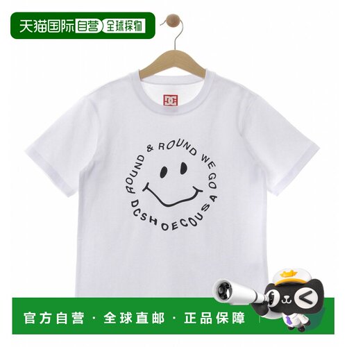 日本直邮DC Shoes 21 KD 20S BASIC ROUND WE GO SS 男童T恤 短袖
