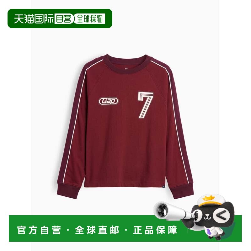 日本直邮GAP 日本品牌IE LS 大号运动风格T恤