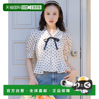 日本直邮WILLSELECTION 女装 波点泡泡袖衬衫 20082611200063