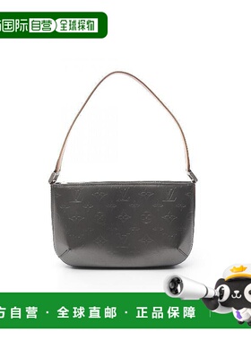 1h可退 日本直邮中古LV路易威登女包B级9新Fowler牛皮手提包黑色