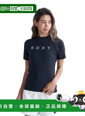 日本直邮ROXY 半袖防晒衣 25SPRLY245035BLK 黑色