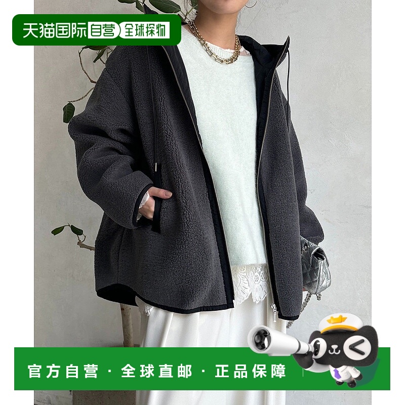 1h可退 日本直邮DouDou 女装 连帽外套 双口袋设计  DDZ1052308A0