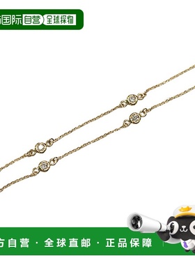 日本直邮(264508) 手链站钻石手链 18k 0.14ct 女士手链 四月诞生