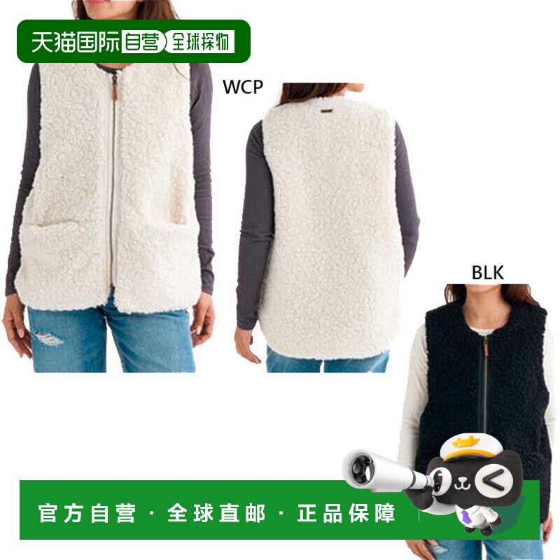 日本直邮Billabong 女士毛绒披肩背心 外套 上衣 休闲服 长袖 BF0图片