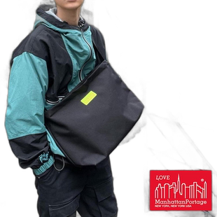 日本直邮manhattan portage Clearview 单肩包乙烯基衬里 纽约市