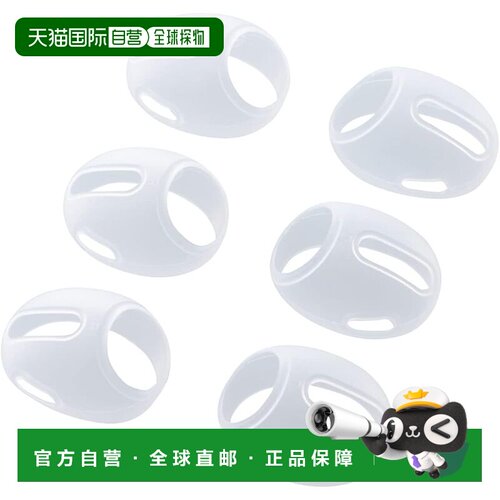【日本直邮】ELECOM AirPods Pro1/2 耳机保护套 3对 马特透明