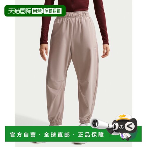 日本直邮Nike/耐克轻量防水高腰梭织长裤女款 IH8612休闲裤卫裤