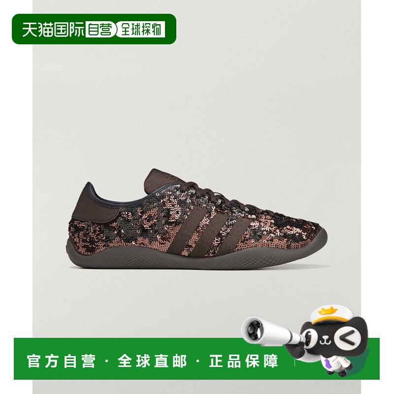 日本直邮adidas 三叶草 男女同款 威尔士 邦纳联名亮片薄底运动鞋