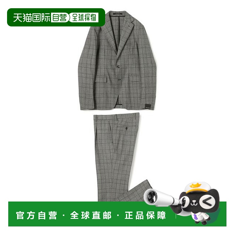 1h可退 日本直邮TOMORROWLAND 【联名】TAGLIATORE 羊毛法兰绒格