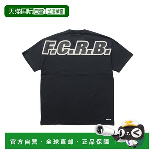 日本直邮F.C.Real Bristol 男女同款 宽松版型T恤 大LOGO设计 FCR