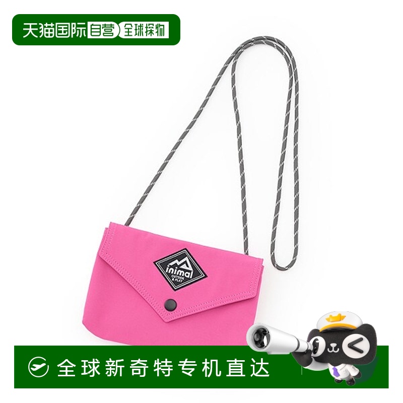 1h可退 日本直邮minimal儿童多彩刺绣设计斜挎包 4351430