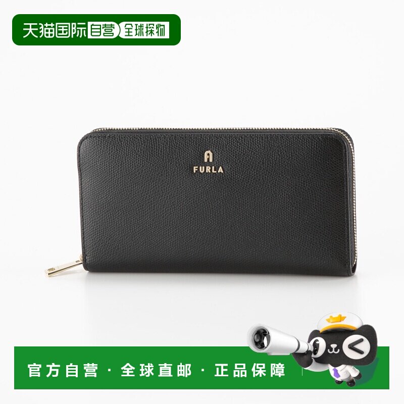 日本直邮 FURLA 钱包 CAMELIA 小牛皮圆形/NERO WP00322-ARE000