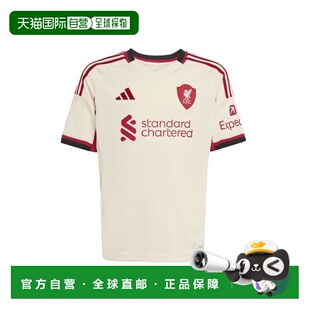 日本直邮adidas 儿童利兹联足球俱乐部客场复刻套装 运动套装球衣