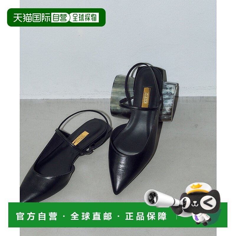 1h可退 日本直邮GRISE女士尖头带扣后空凉鞋 25192821145630