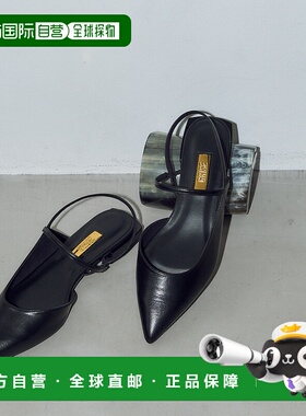 1h可退 日本直邮GRISE女士尖头带扣后空凉鞋 25192821145630