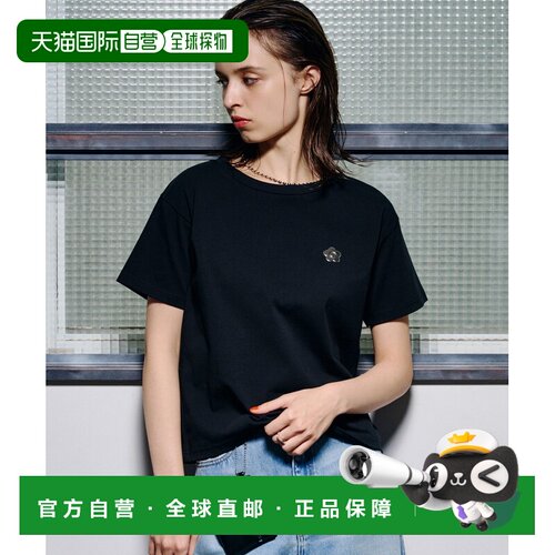 日本直邮MARY QUANT 女士 金属雏菊印花T恤 后背刺绣logo 2122630