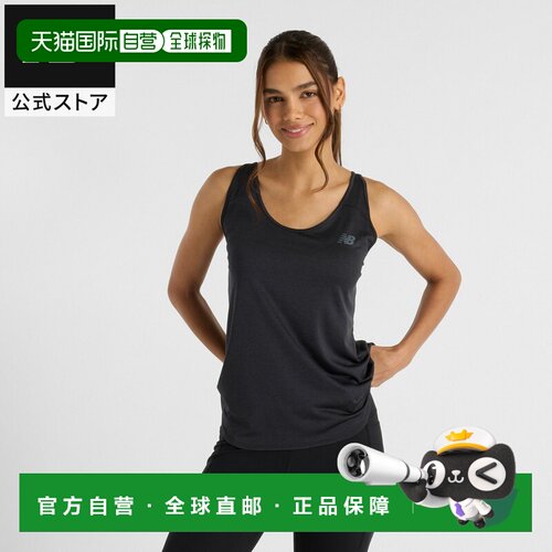 日本直邮NEW BALANCE 运动吊带背心 男女同款 WT51153-BKH