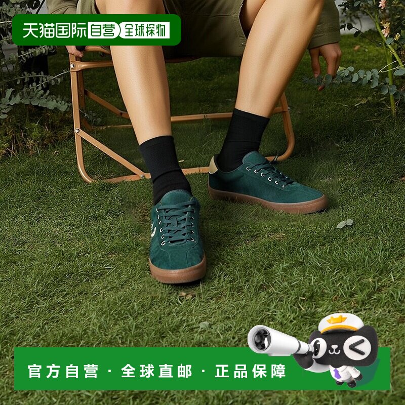日本直邮FRED PERRY 男款复古网球鞋 仿麂皮材质 B2328男鞋德训鞋