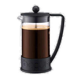 【日本直邮】bodum波顿咖啡壶BRAZIL法压壶咖啡机1L黑色10938-01J