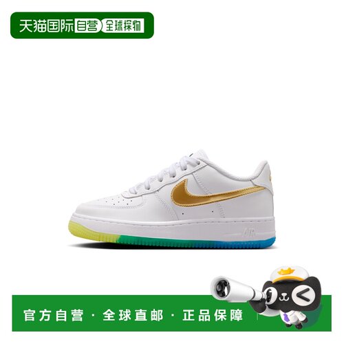 日本直邮Nike/耐克Air Force 1 舒适百搭低帮儿童板鞋 IR3538-100