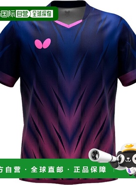 自营 Butterfly Fraser 衬衫乒乓球比赛衬衫47170-178短袖新款