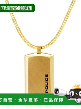 日本直邮POLICE 项链 PURITY 吊坠 Kihei 链 金色 男士配饰礼品品