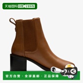 切尔西靴 日本直邮Clarks其乐 7cm 皮革 舒适百搭 Chamberly Top