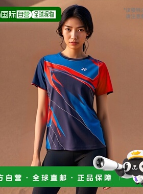 日本直邮Yonex 女式比赛衬衫网球 20672-019 女式短袖