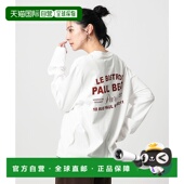 巴黎著名餐厅联名 1h可退 白红配 女士长袖 T恤 日本直邮Gift Shop