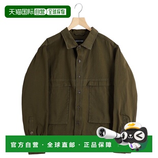 1h可退 日本直邮CASEY CASEY 男士 短款宽松衬衫外套 棉质复古工