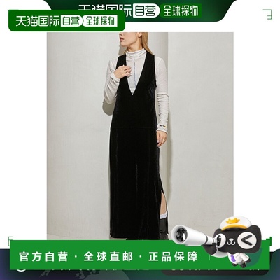 1h可退 日本直邮Firsthand 女士V领丝绒无袖连衣裙 3413234400004