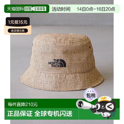 日本直邮THE NORTH FACE 徒步阳光帽M 码女士帽子渔夫帽Buckeha [